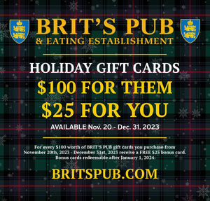 Holiday Gift Card Promotion!! Give $100 / Get $25 Free
