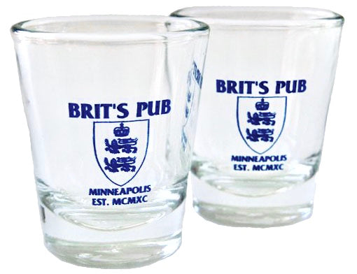 Brit's Pub Shot Glass Set