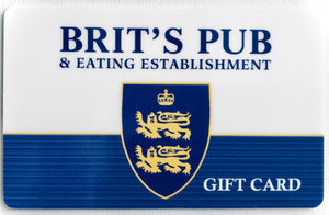Brit's Pub Gift Card